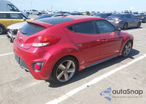 2013 Hyundai Veloster Turbo W/Black z USA, uszkodzony, nr VIN KMHTC6AE4DU178537
